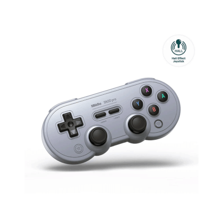 จอยเกมไร้สาย 8Bitdo SN30 Pro สีเทา/ปุ่มดำ_2